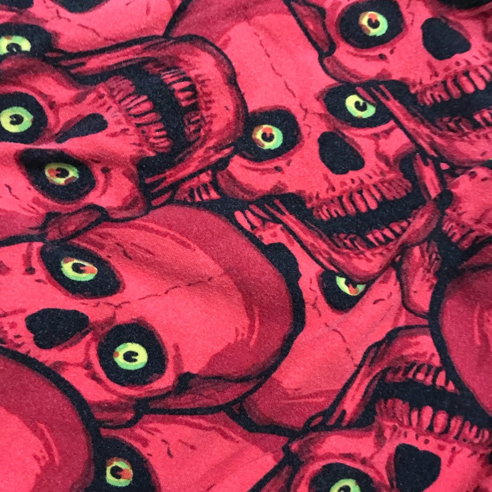 Halloween skull OS LuLaRoe legging